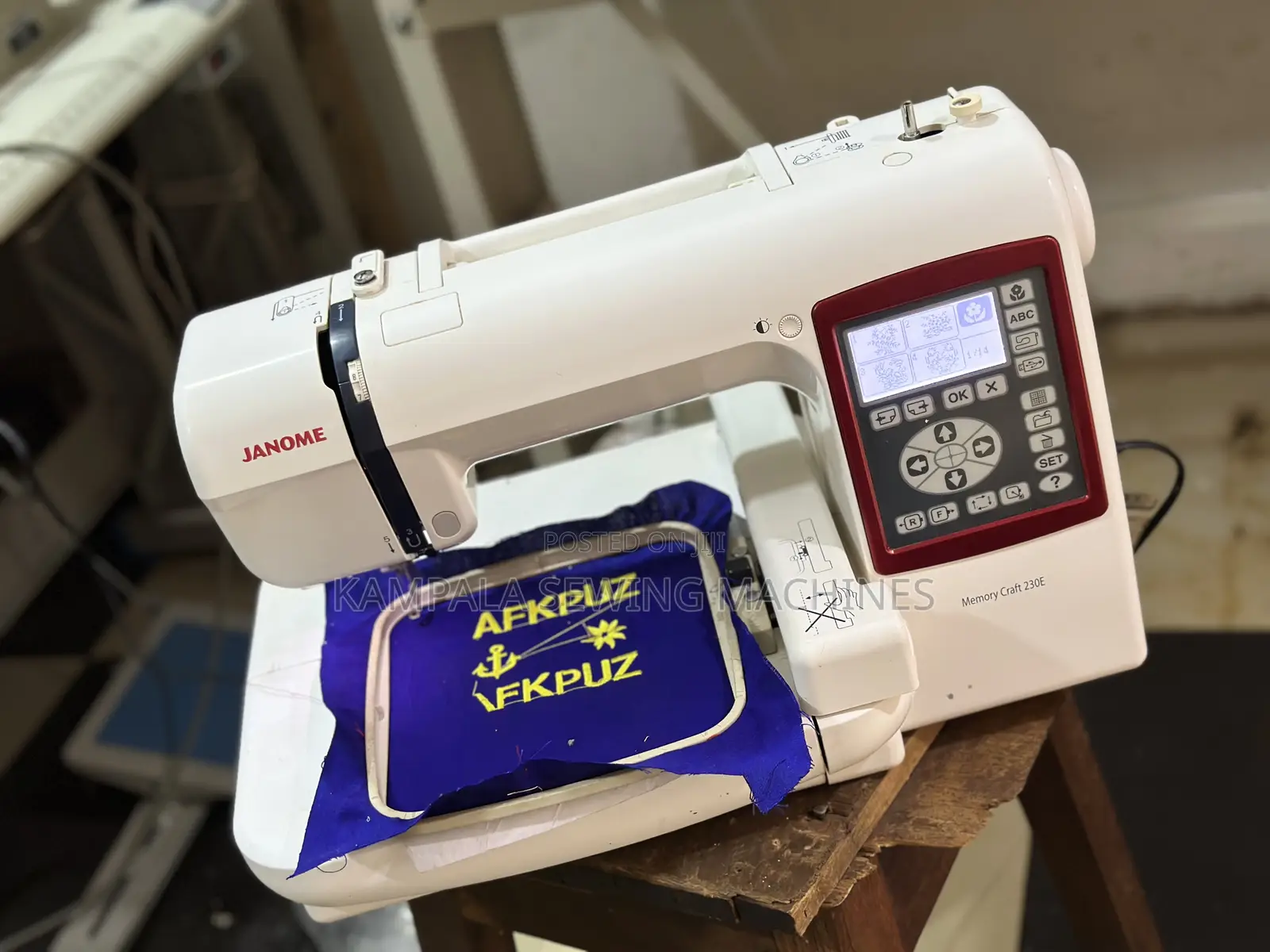 Japan Used Embroidery Sewing Machines Janome 230e Full Serviced