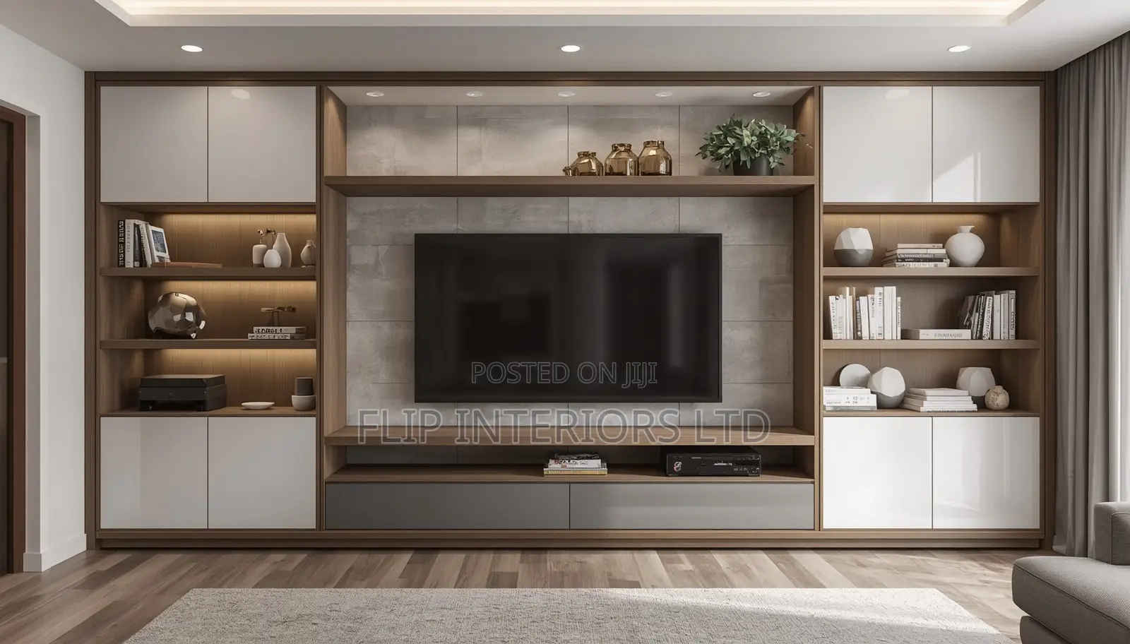 Custom Console Wall Units