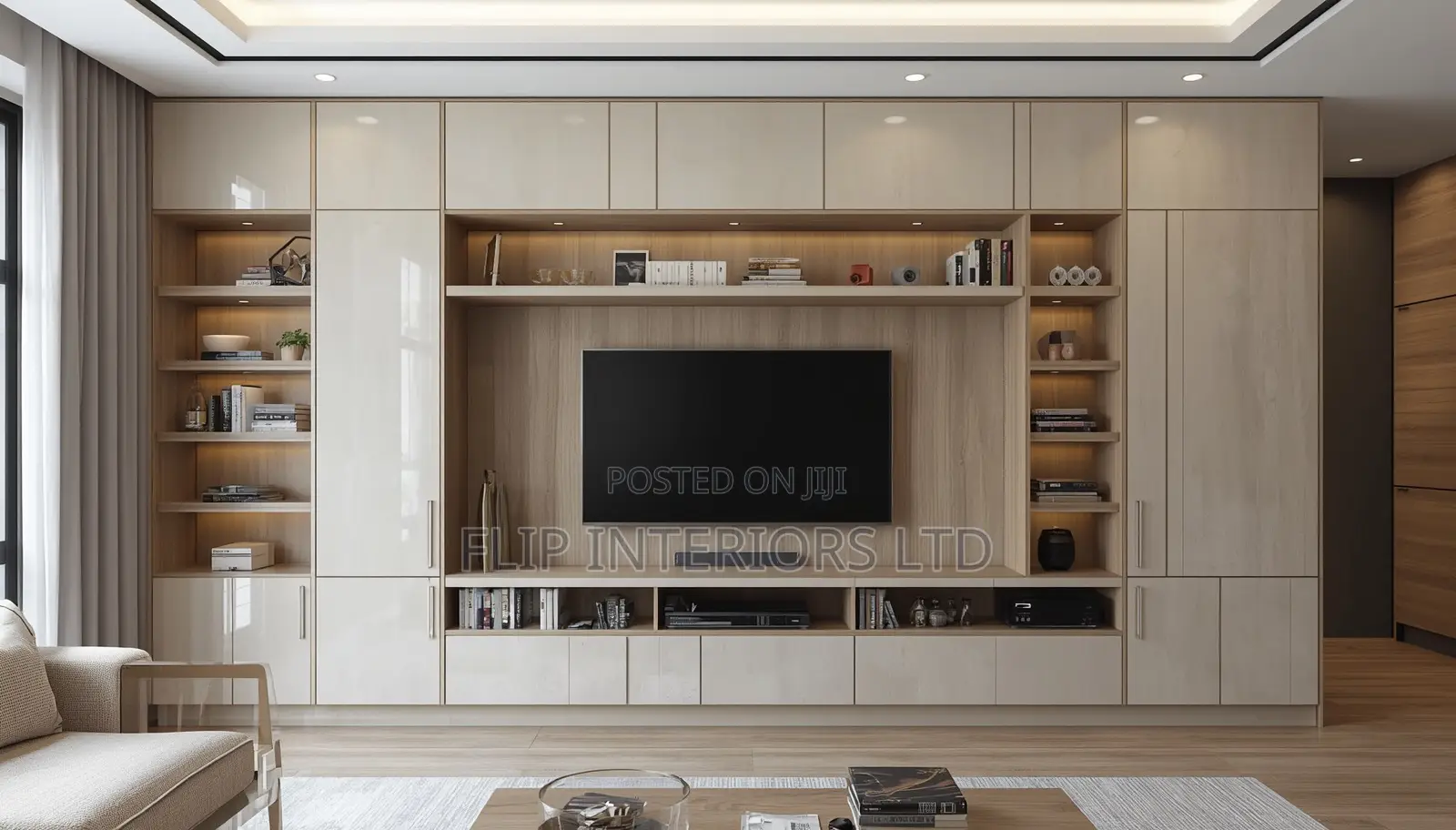 Custom Console Wall Units