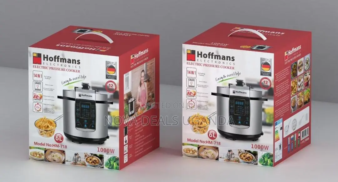 Hoffmans Hm-718 6l Digital Led Pressure Cooker 14-in-1 Multi Brand New