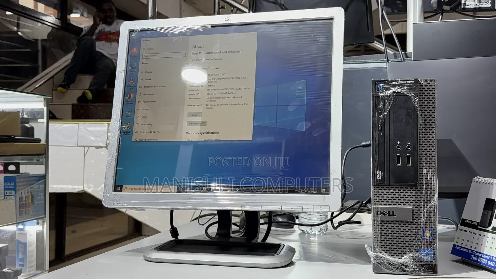 Desktop Computer Dell OptiPlex 3010 4GB Intel Core i5 HDD 500GB