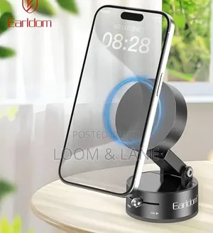 Earldom Foldable Magnetic Suction Car Phone Holder