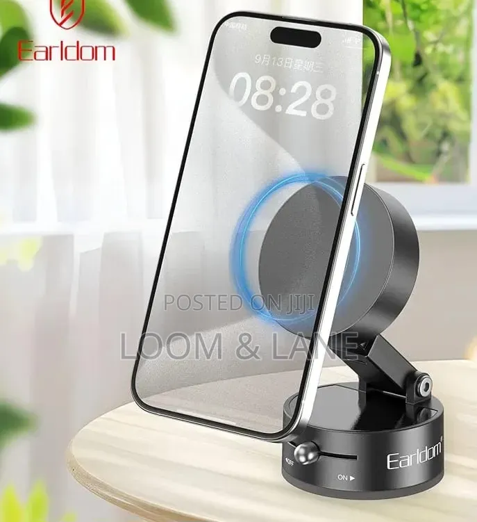 Earldom Foldable Magnetic Suction Car Phone Holder