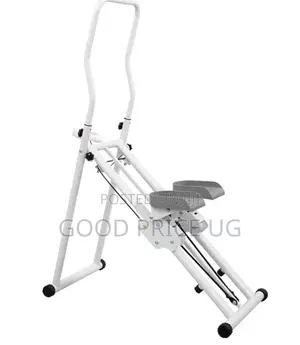 White Vertical Climber Stair Stepper Machine
