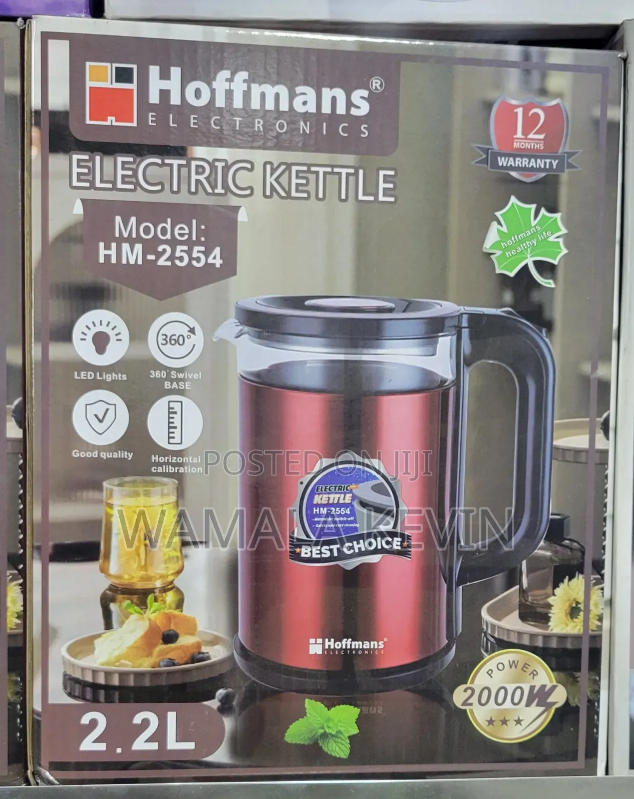 Electric Kettle 2.2l