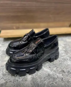 Prada Black Patent Shoes