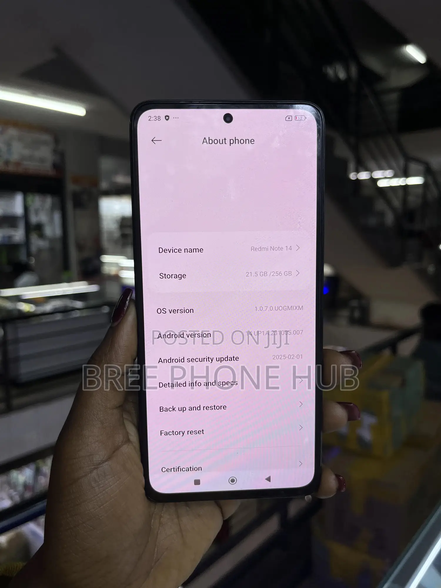 Xiaomi Redmi Note 14 4G 256 GB Black