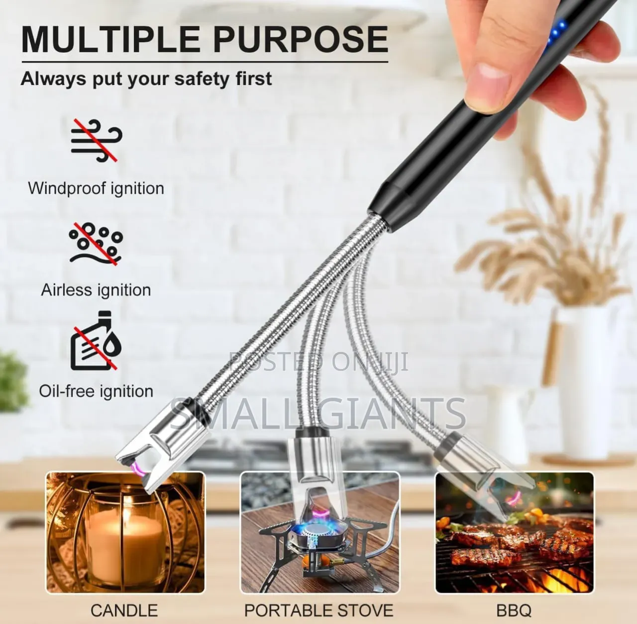 Rechargeable Electric Arc Gas Lighter
