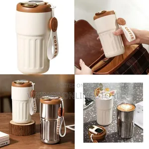 Smart Insulated Travel Mug With Temperature Display - Multicolor