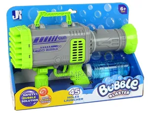 Green Soap Bubble Gun