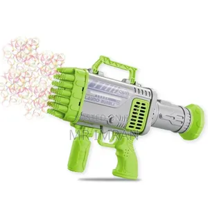 Green Soap Bubble Gun