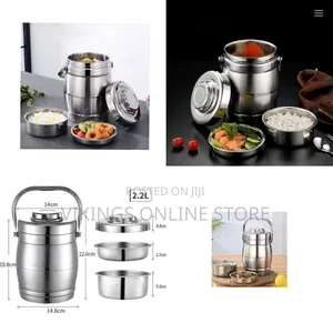 Multi-Tier Stainless Steel Thermal Lunch Box Set
