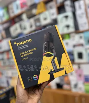 Maono Pd100x Dynamic RGB Usb/XLR Microphone.