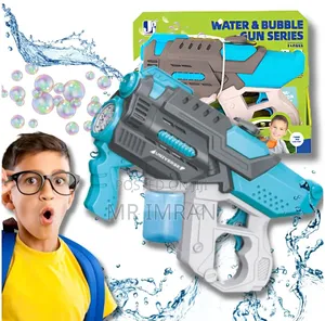 2-in-1 Electric Bubble and Water Blaster Toy