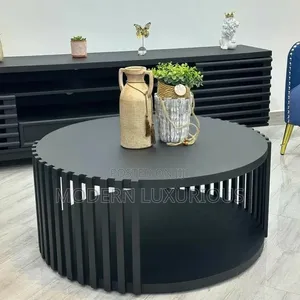 Quality Tv Stand and Center Table Full Sets Black Color