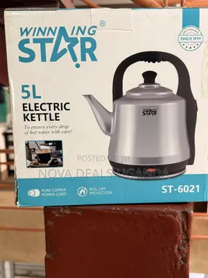 Winning Star 5l Electric Kettle Fast Boil Stainless Steel Brand New