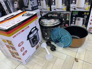 6l Electric Pressure Cooker With Steamer, Timer L