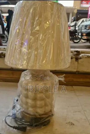 Bobble White Ceramic Table Lamp