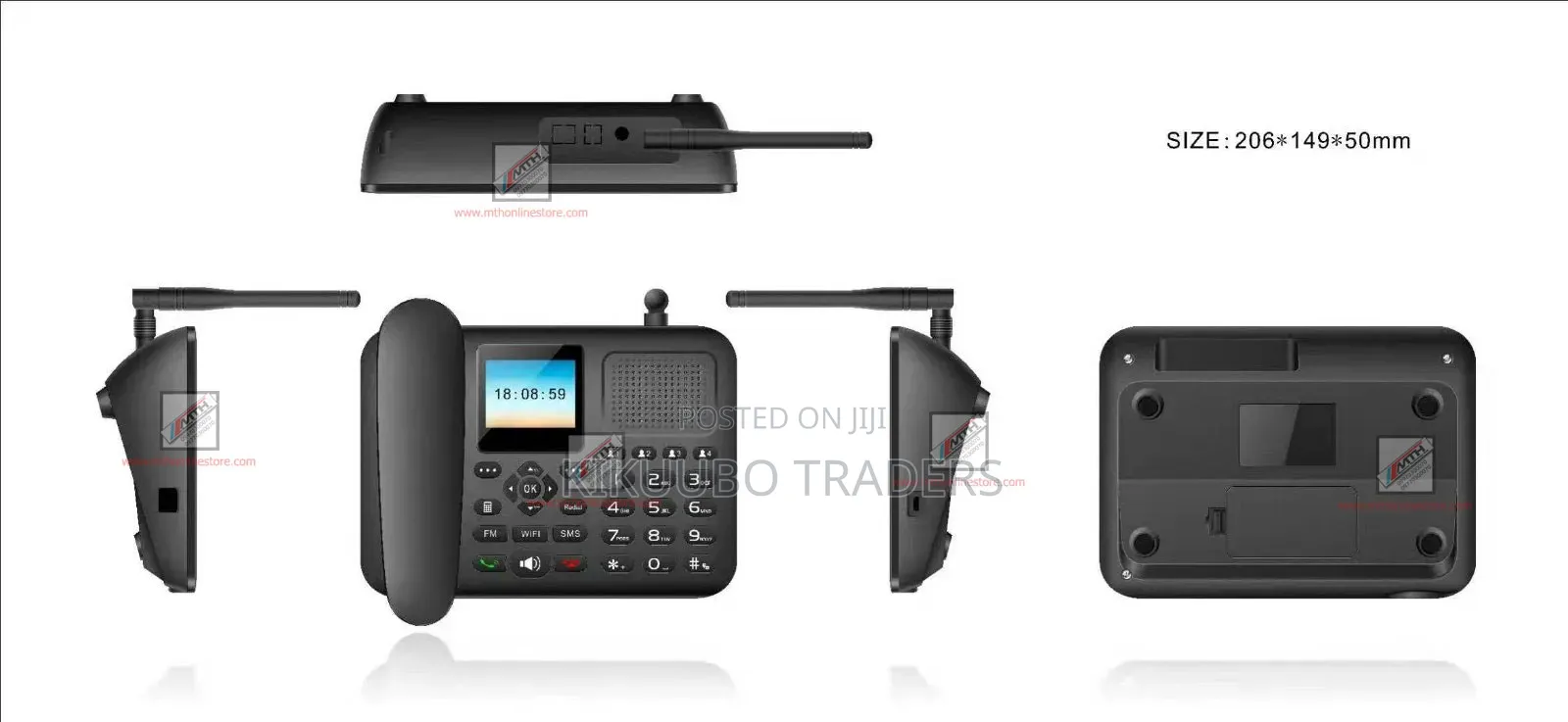 Dlna Zt9000 Is a Fixed Wireless Desktop Telephone
