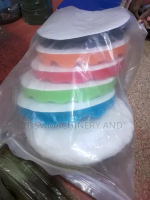 Pack Of 8 Pieces T-cut Sponge Pads And Holder