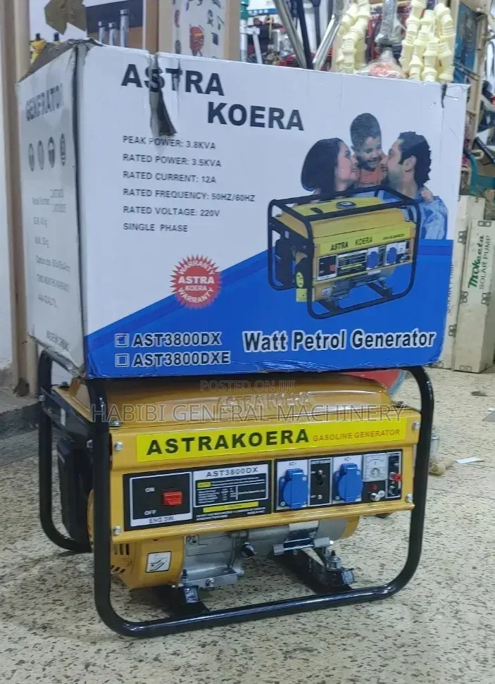 Gasoline Powered/High Quality 3.8kva Generators