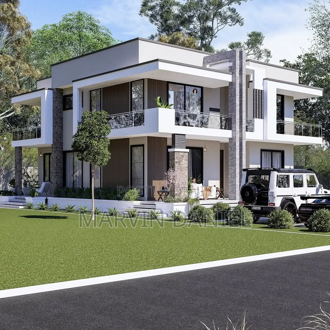 4bedrooms Flat Home Architectural Plan