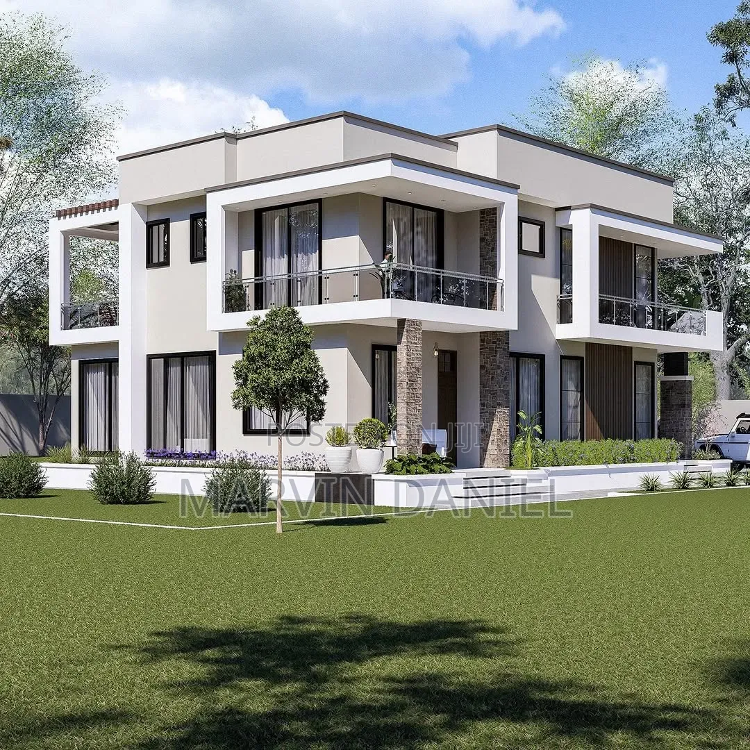 4bedrooms Flat Home Architectural Plan