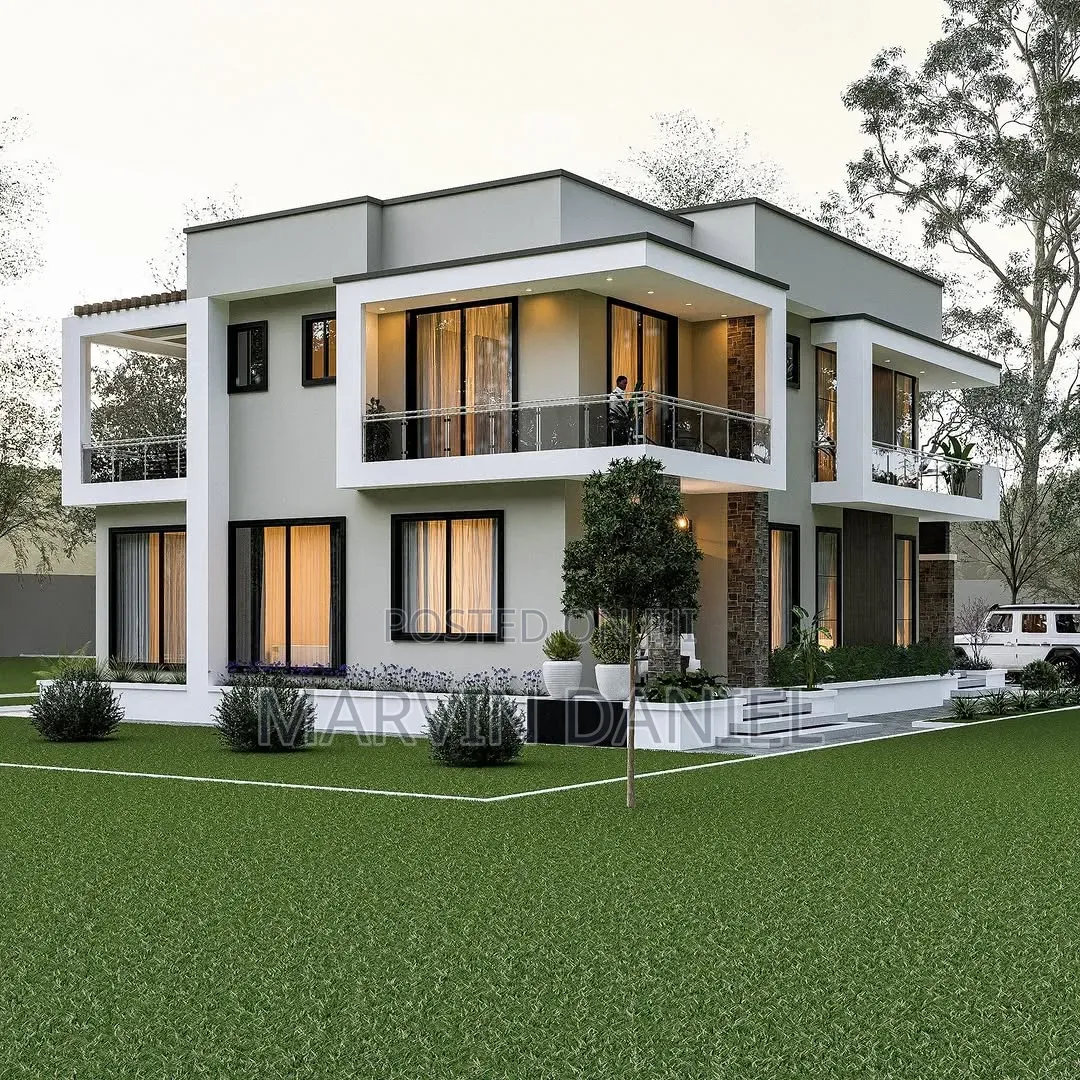 4bedrooms Flat Home Architectural Plan