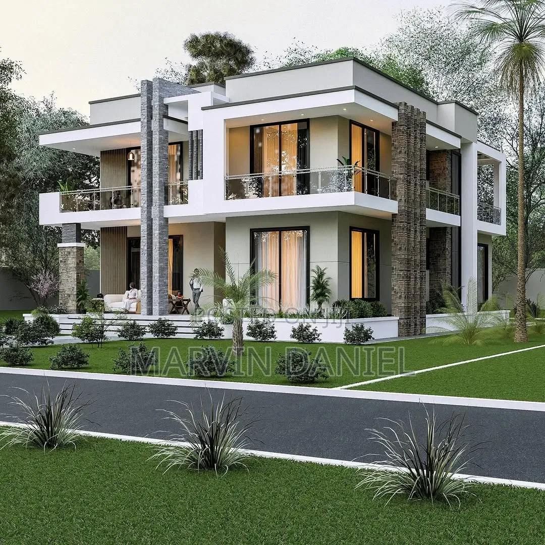 4bedrooms Flat Home Architectural Plan