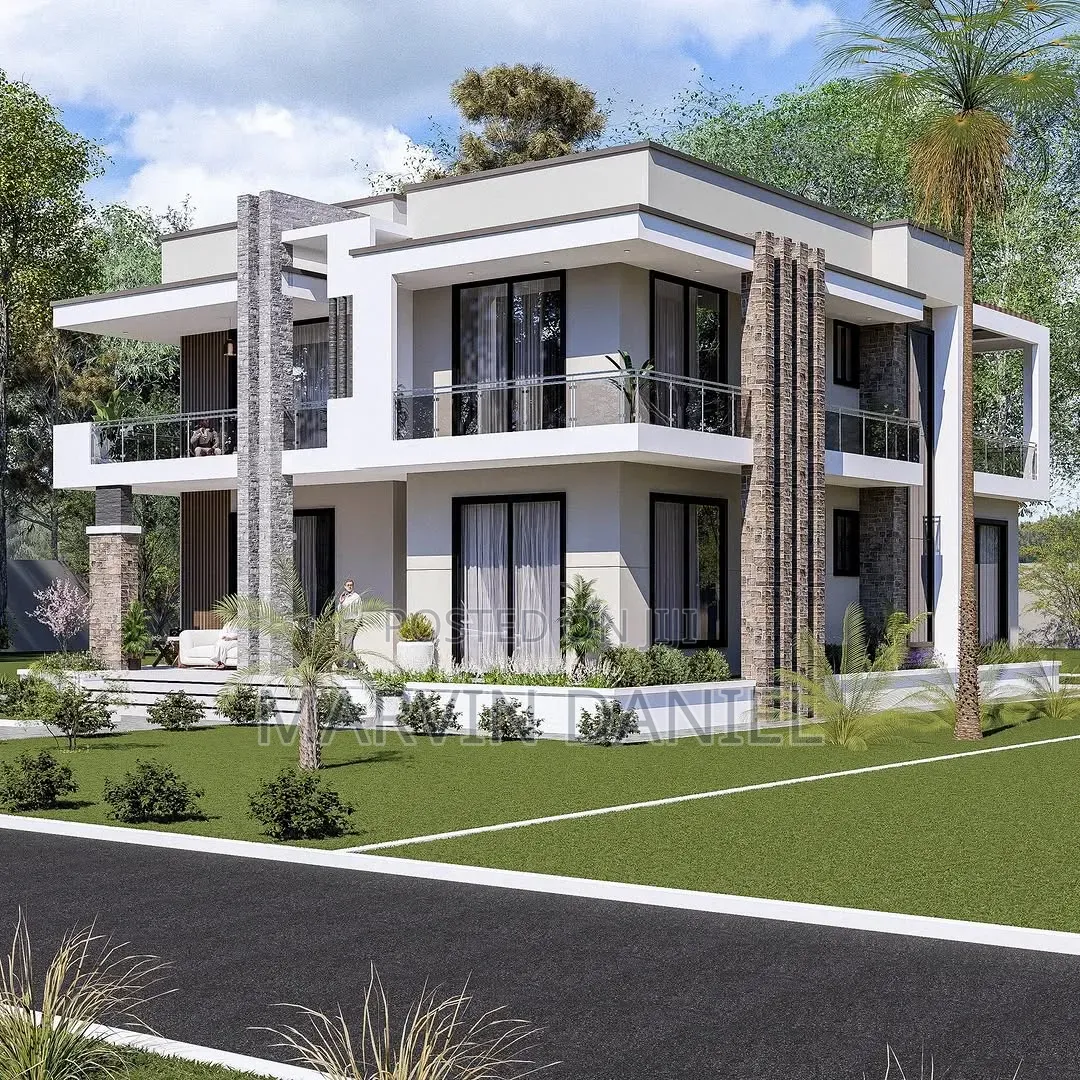 4bedrooms Flat Home Architectural Plan