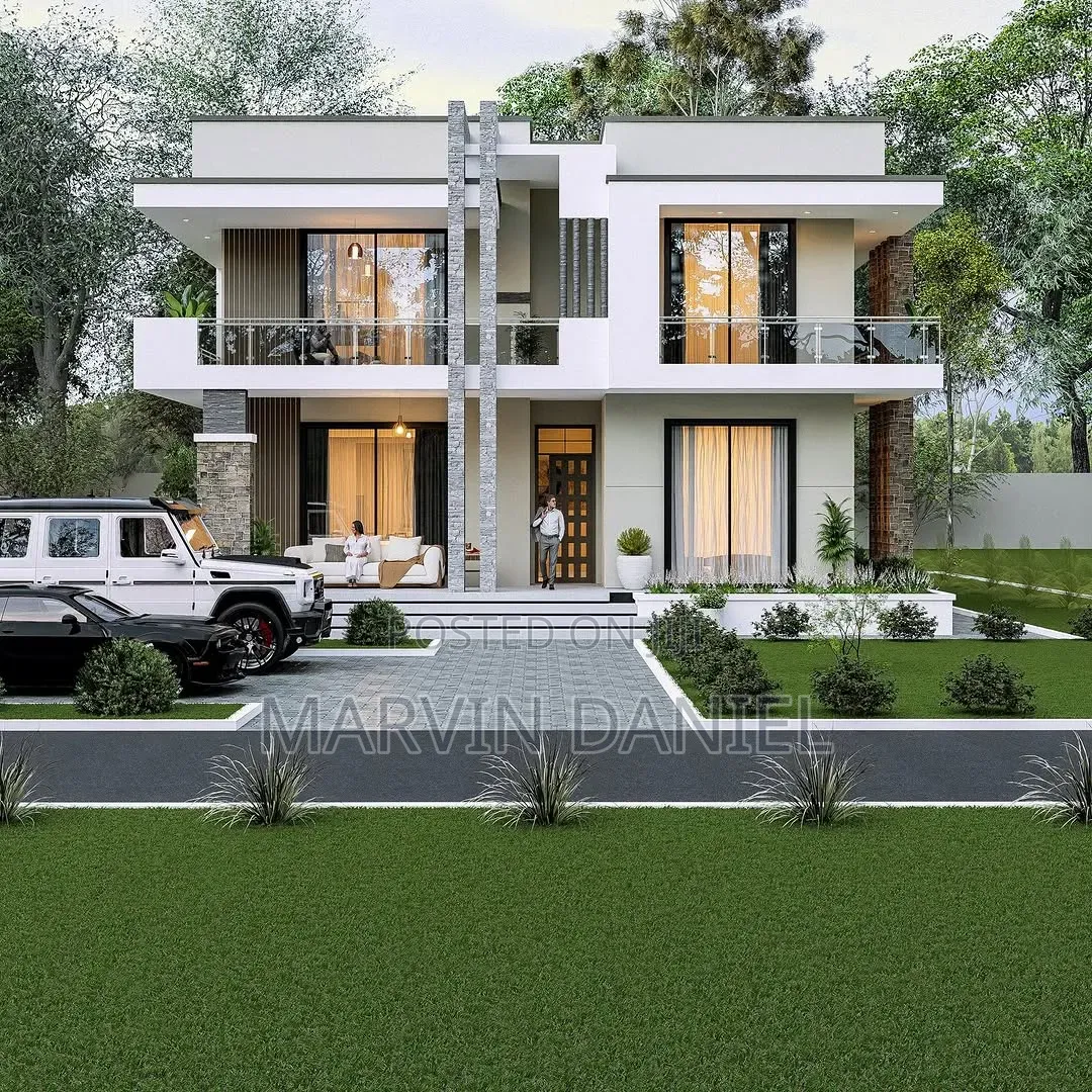 4bedrooms Flat Home Architectural Plan