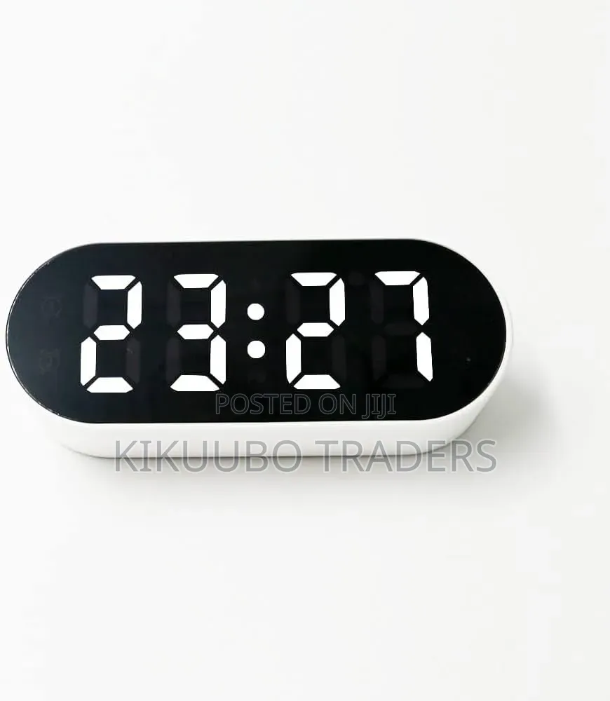Led Alarm Clock With Adjustable Volume, Calender,