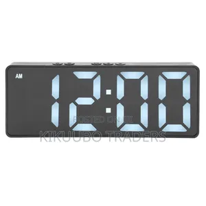Digital Alarm Clock With Led Time Display