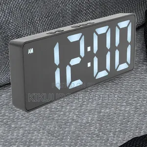 Digital Alarm Clock With Led Time Display