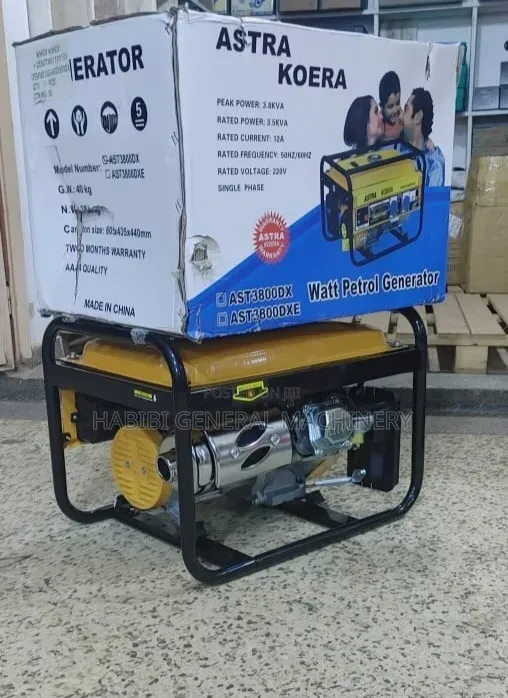 Gasoline/Petrol Powered 3.8kva Astra Korea Generators