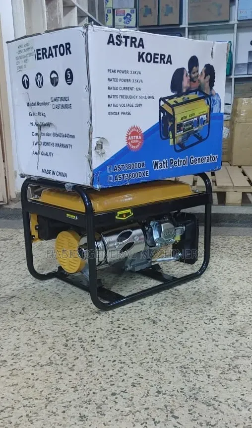 Gasoline/Petrol Powered 3.8kva Astra Korea Generators