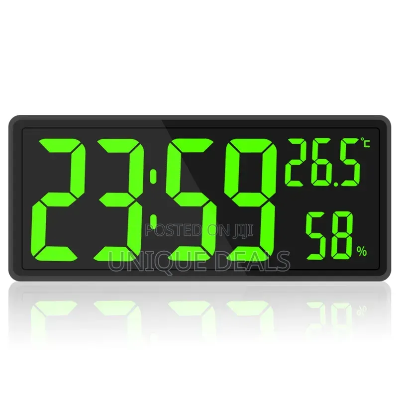 Digital Alarm Clock 12/24 Hours Led Desktop Alarm Clock