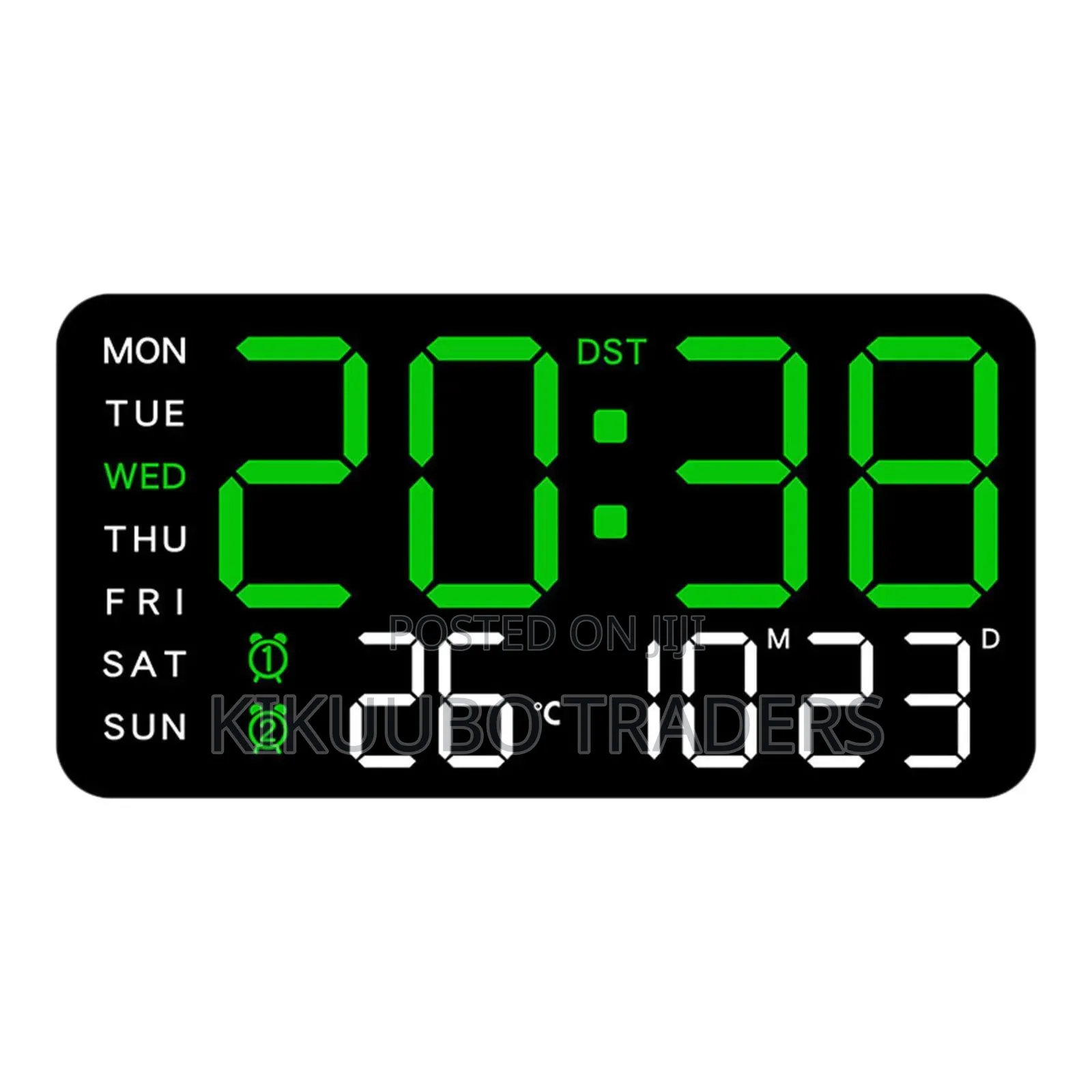 Digital Alarm Clock 12/24 Hours Led Desktop Alarm Clock