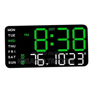 Digital Alarm Clock 12/24 Hours Led Desktop Alarm Clock