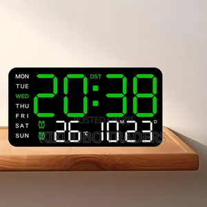 Digital Alarm Clock 12/24 Hours Led Desktop Alarm Clock