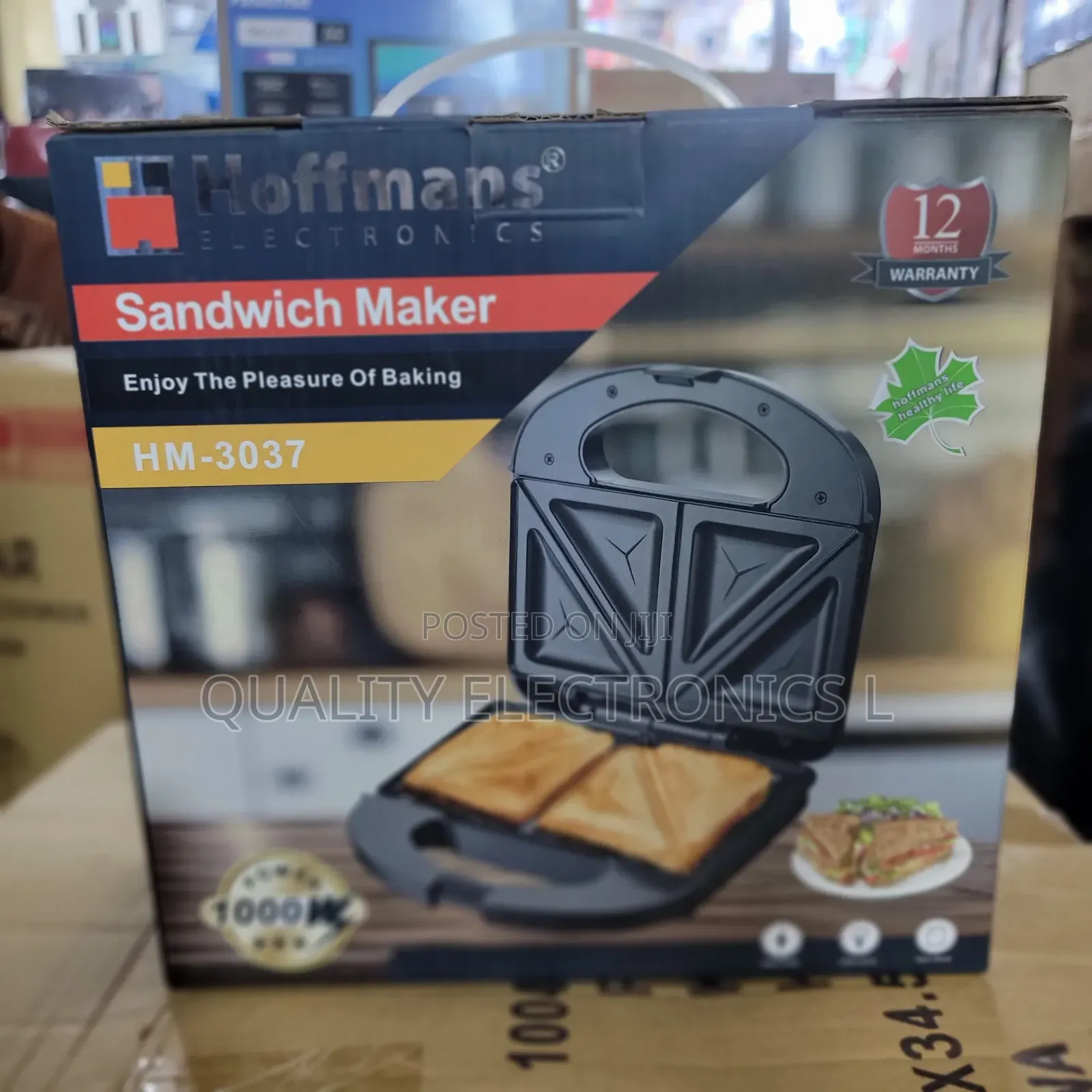 Hoffmans 2 Slice Sandwich Maker