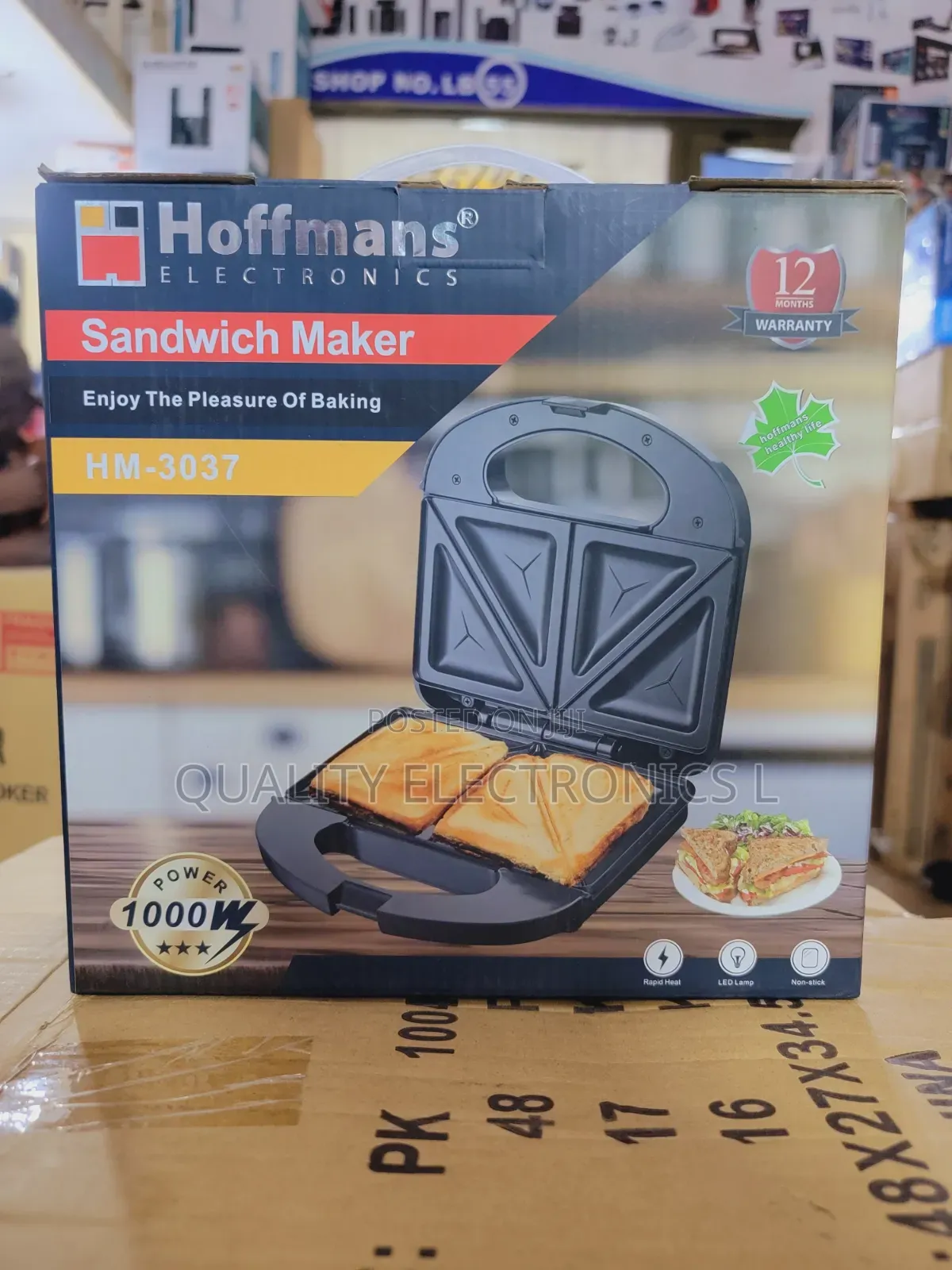 Hoffmans 2 Slice Sandwich Maker