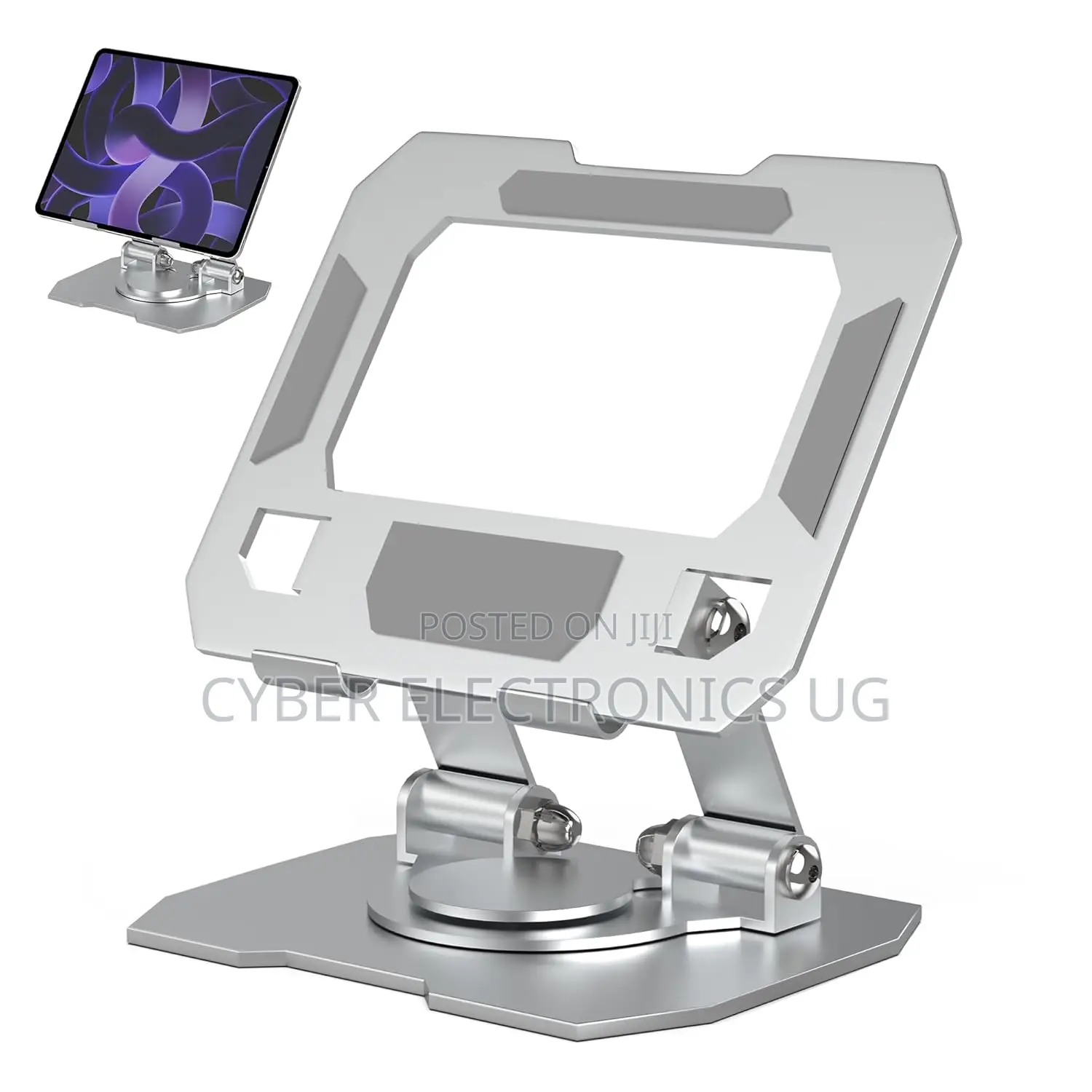 Tablet Stand Holder With 360° Rotating Base Multi-Angle