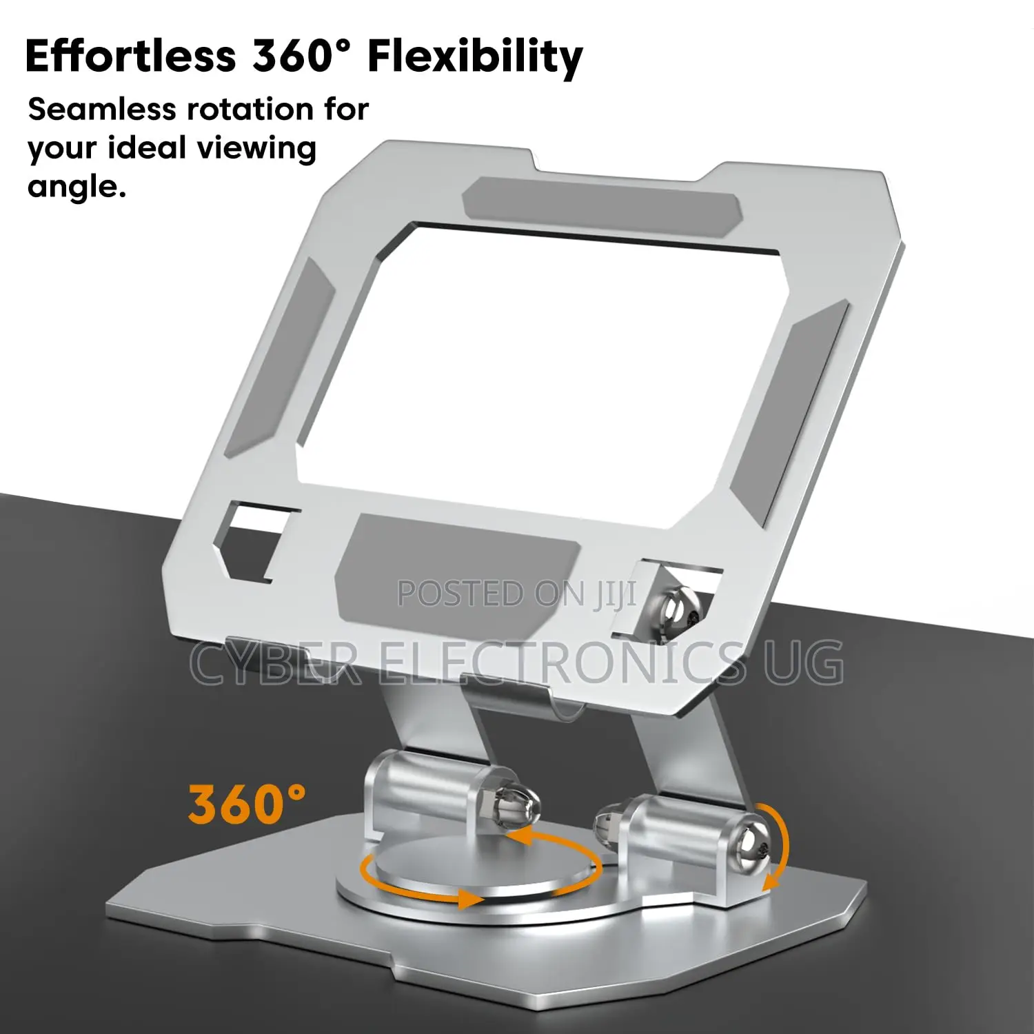 Tablet Stand Holder With 360° Rotating Base Multi-Angle