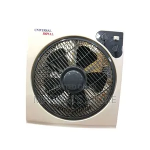 Table Fan With 5 Blades and Adjustable Speed Levels