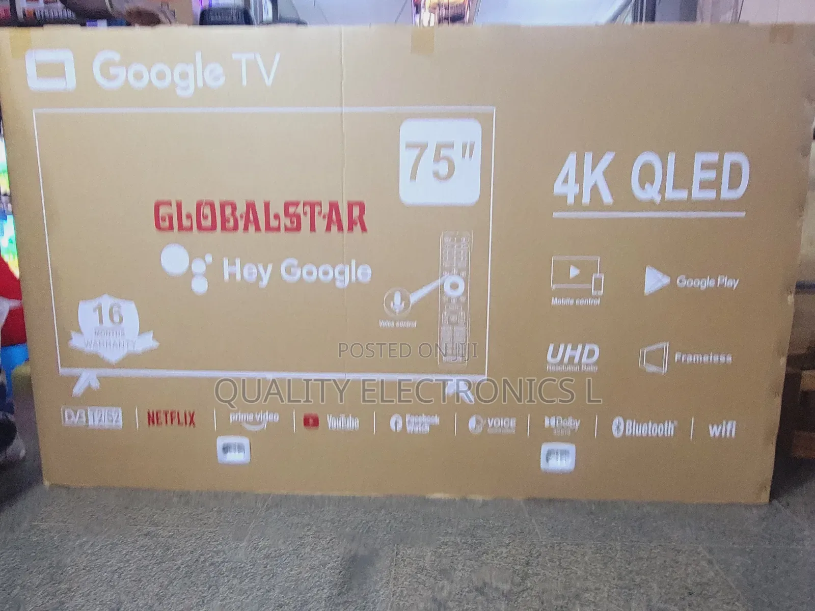 Globalstar 75 Inches Smart Tv Google Tv