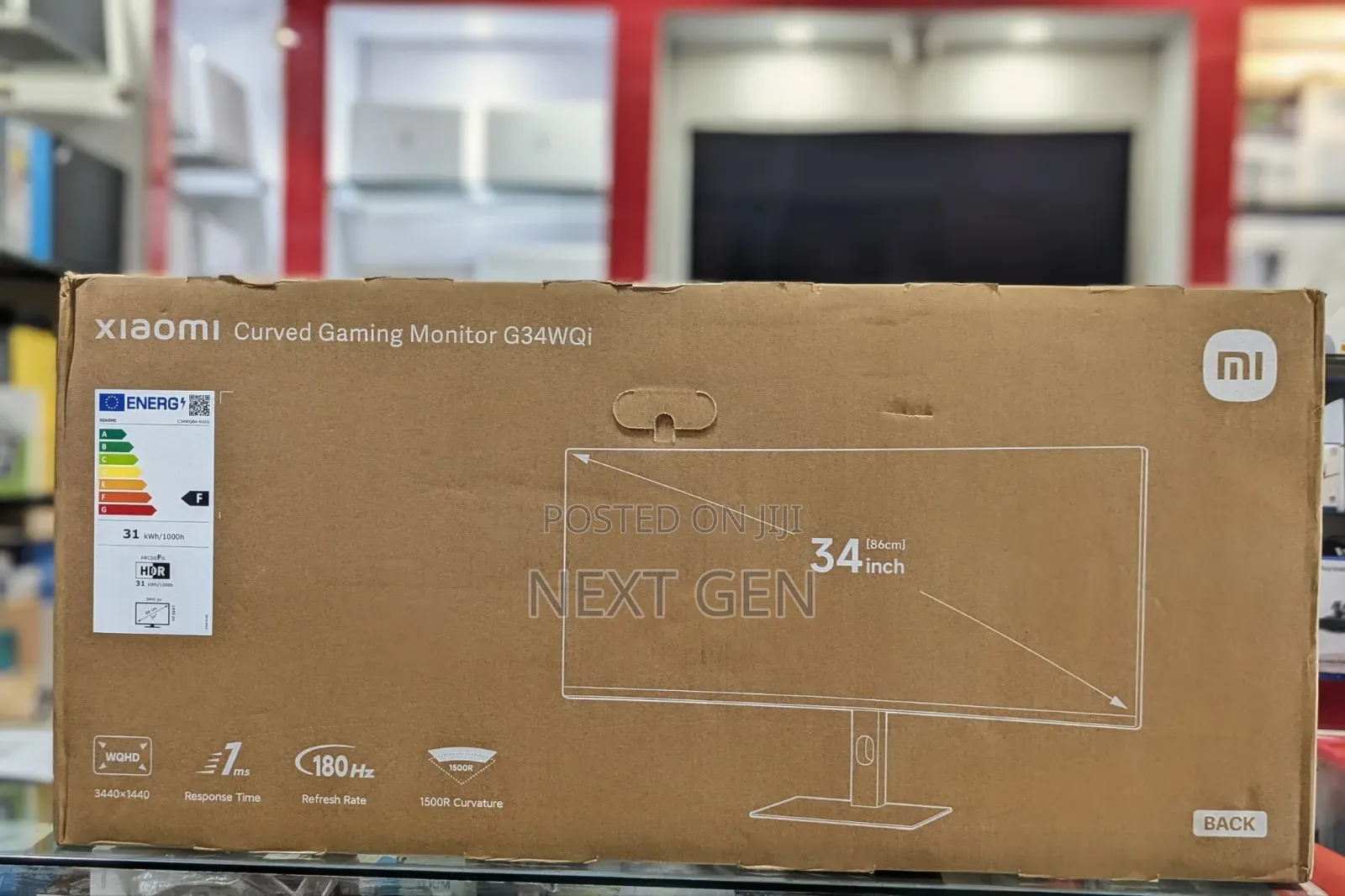 Xiaomi Mi 34" Curved Gaming Monitor 1