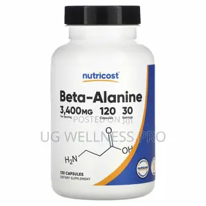 Nutricost Beta-Alanine, 120 Capsules (850 Mg Per Capsule