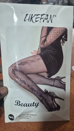 Lady's Fishnet Pantyhose Stocking Lace Tights, Pretty Rose on Side