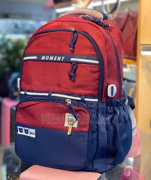 Moment Branded School Backpack Bag